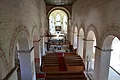 Ehemalige Klosterkirche Auhausen: Blick von der Empore ins Kirchenschiff