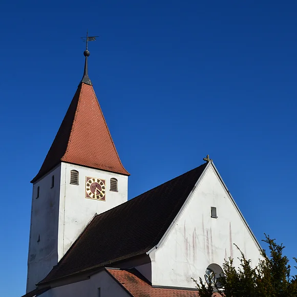 St. Nikolauskirche zu Dornstadt von Nordwesten